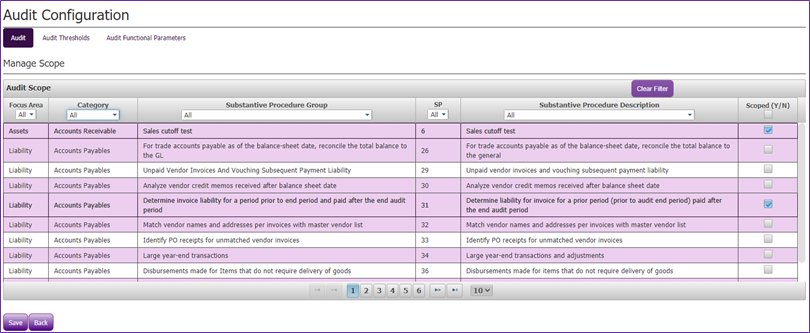 Audit Configuration